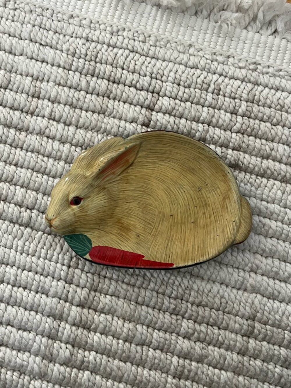 Vintage Bunny Rabbit Mid-century Dish Trinket